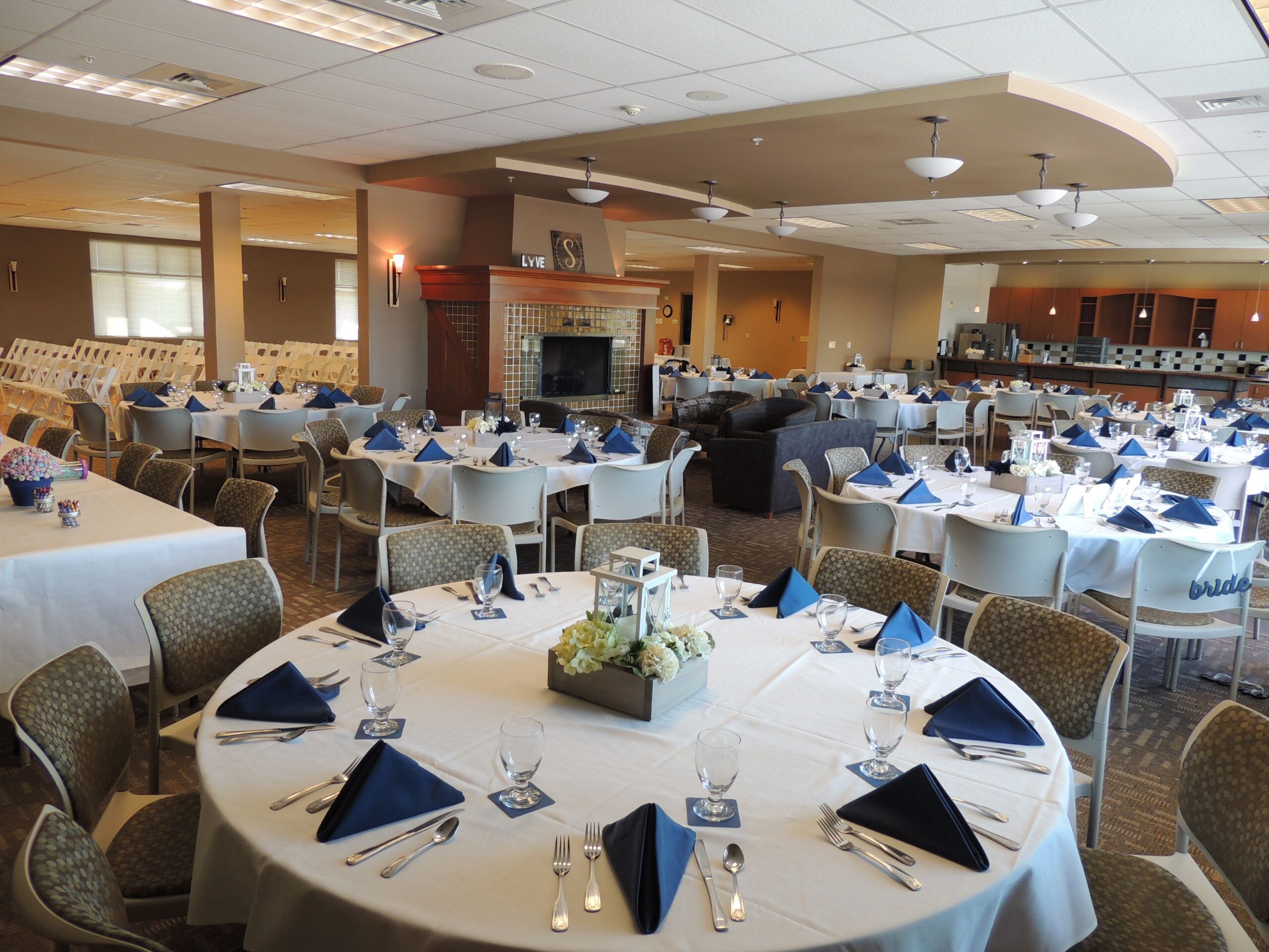 Ceremony and Reception in the Fireside Lounge