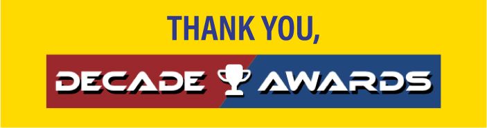 Decade Awards Logo Thanks